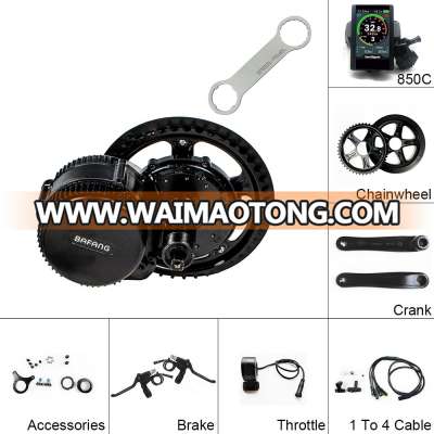 BBS01 bafang 350w motor electric bicycle conversion kit